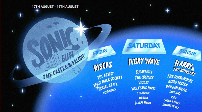 Sonic Gun Weekender, The Castle & Falcon, Tuesday August 17th – Thursday August 19th