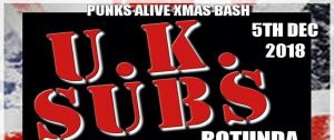 Read more about the article PUNKS ALIVE XMAS BASH at  Castle and Falcon on Wednesday, December 5th