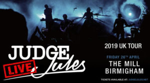 Read more about the article Judge Jules Live @ Birmingham Mill, Friday April 26th