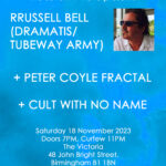 RRussell Bell (Dramatis/Tubeway Army) + Peter Coyle Fractal + Cult With No Name