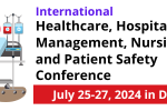 14th International Healthcare, Hospital Management, Nursing, and Patient Safety Conference