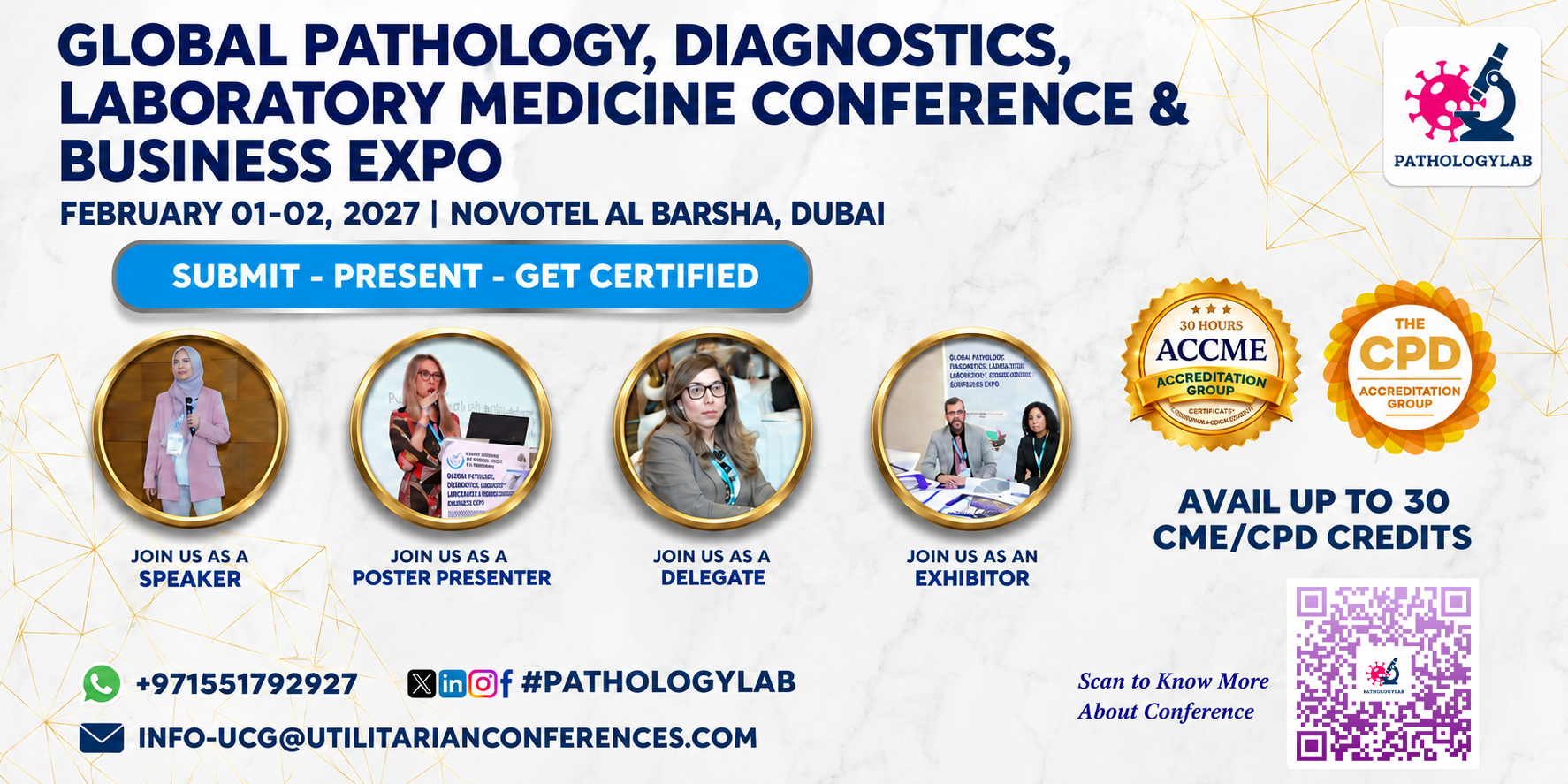 Global Pathology, Diagnostics, Laboratory Medicine Conference & Business Expo